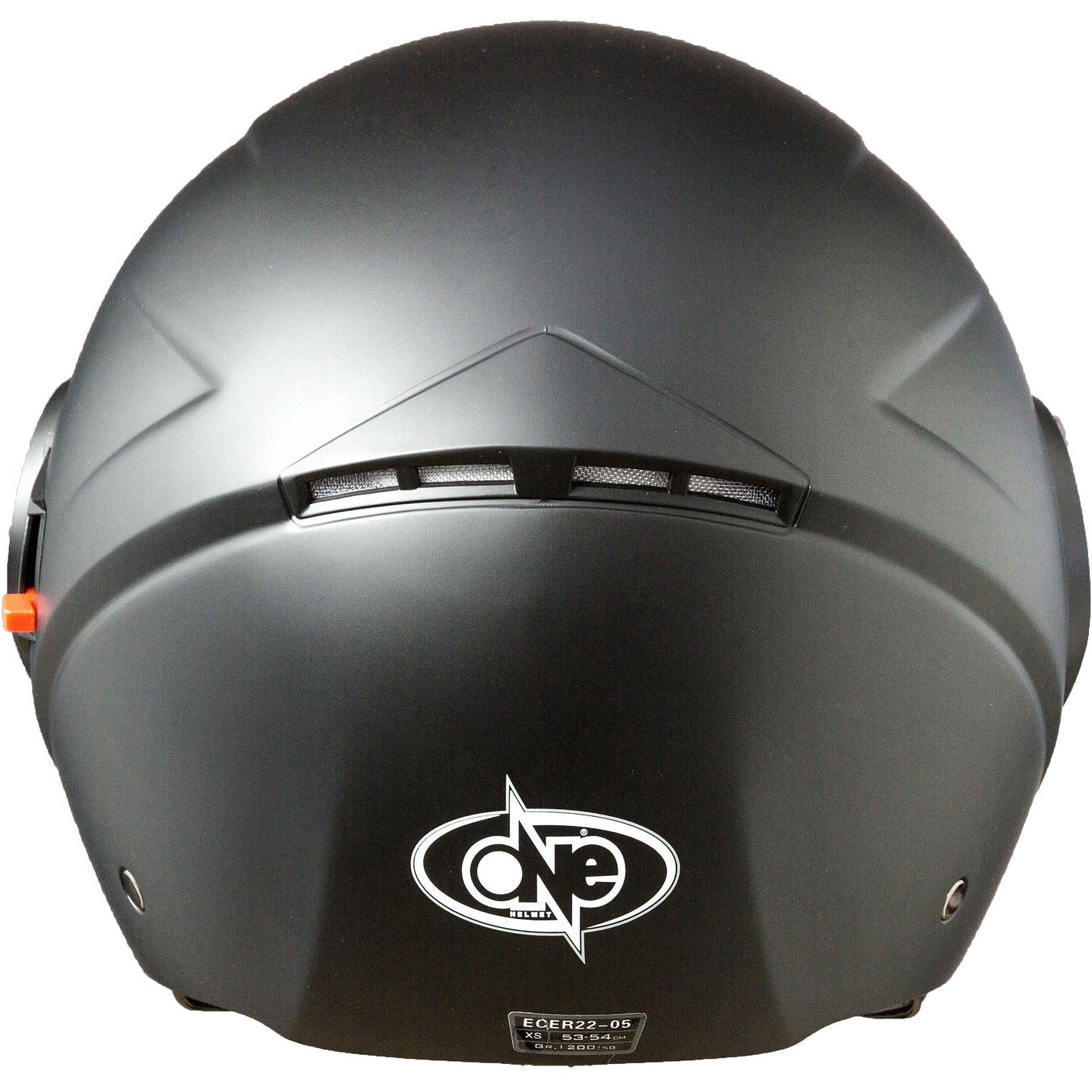 Casco Moto Jet Doppia Visiera One Alfa - Nero Opaco