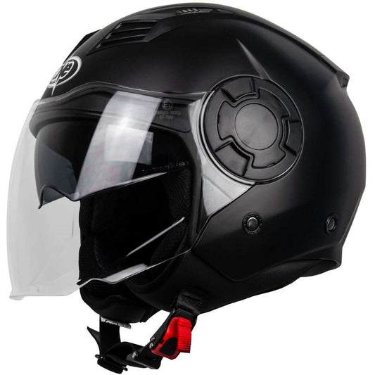 Casco Moto Jet One ALFA 2.0 Solid Nero Opaco