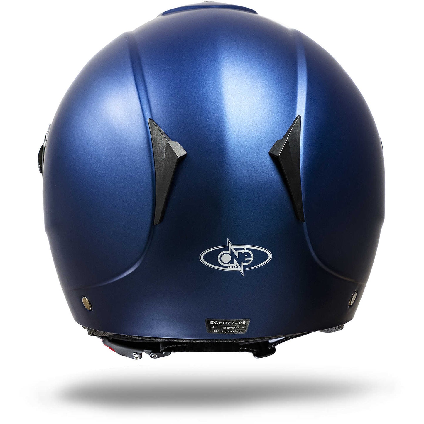 Casco Moto Jet One con visiera One Gamma Blu Opaco