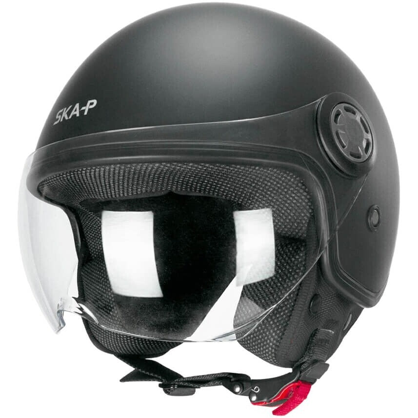 Casco Moto Jet Ska-P 1SHA ZEN MONO Nero opaco