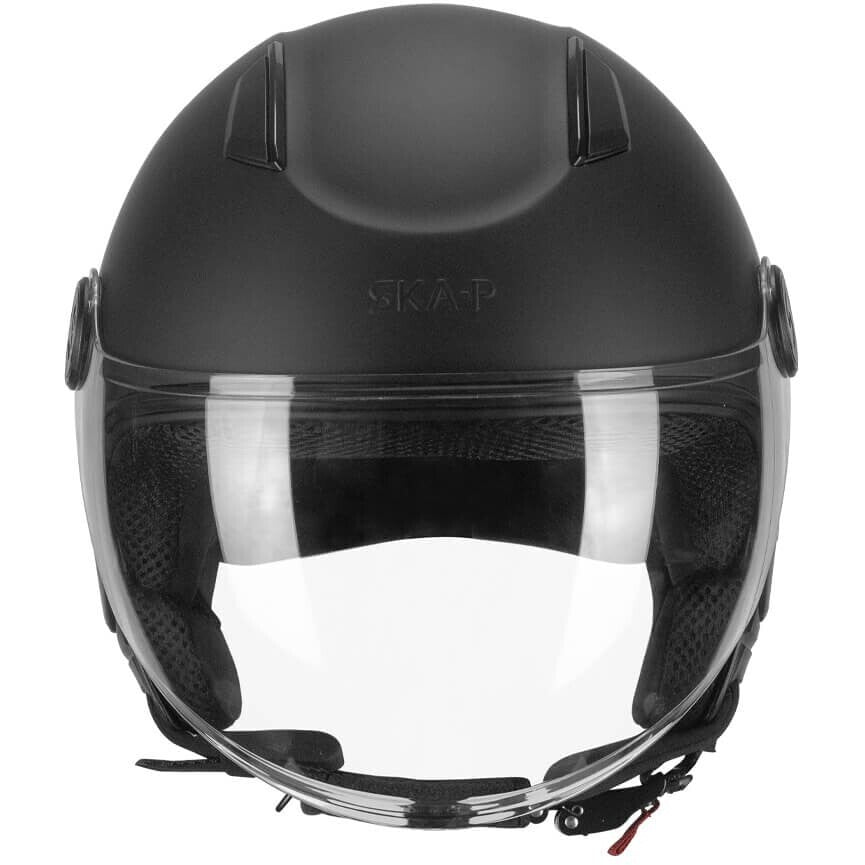 Casco Moto Jet Ska-P LUKE MONO Nero Opaco