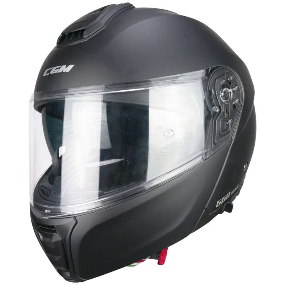 Casco Moto Modulare CGM 560A MAD MONO - nero opaco