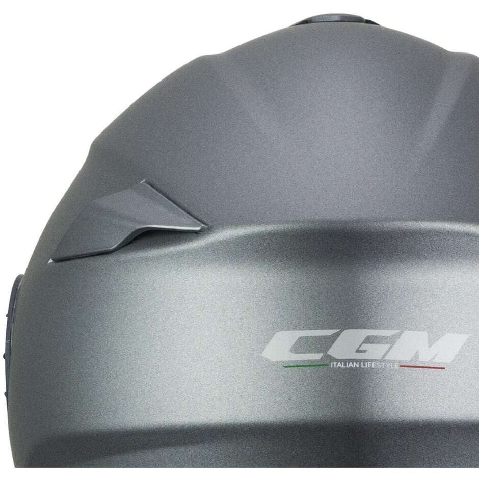 Casco Moto Modulare CGM 568A BER MONO - antracite satinato