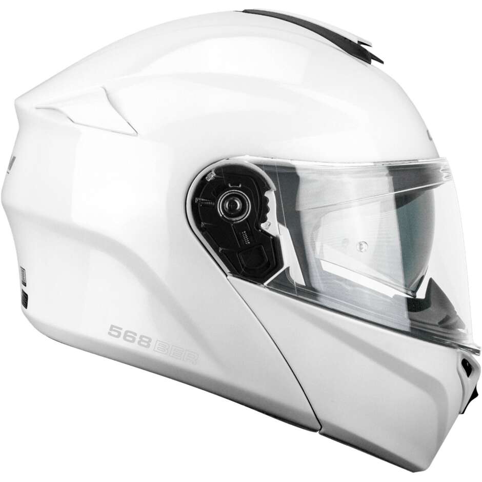 Casco Moto Modulare CGM 568A BER MONO Bianco