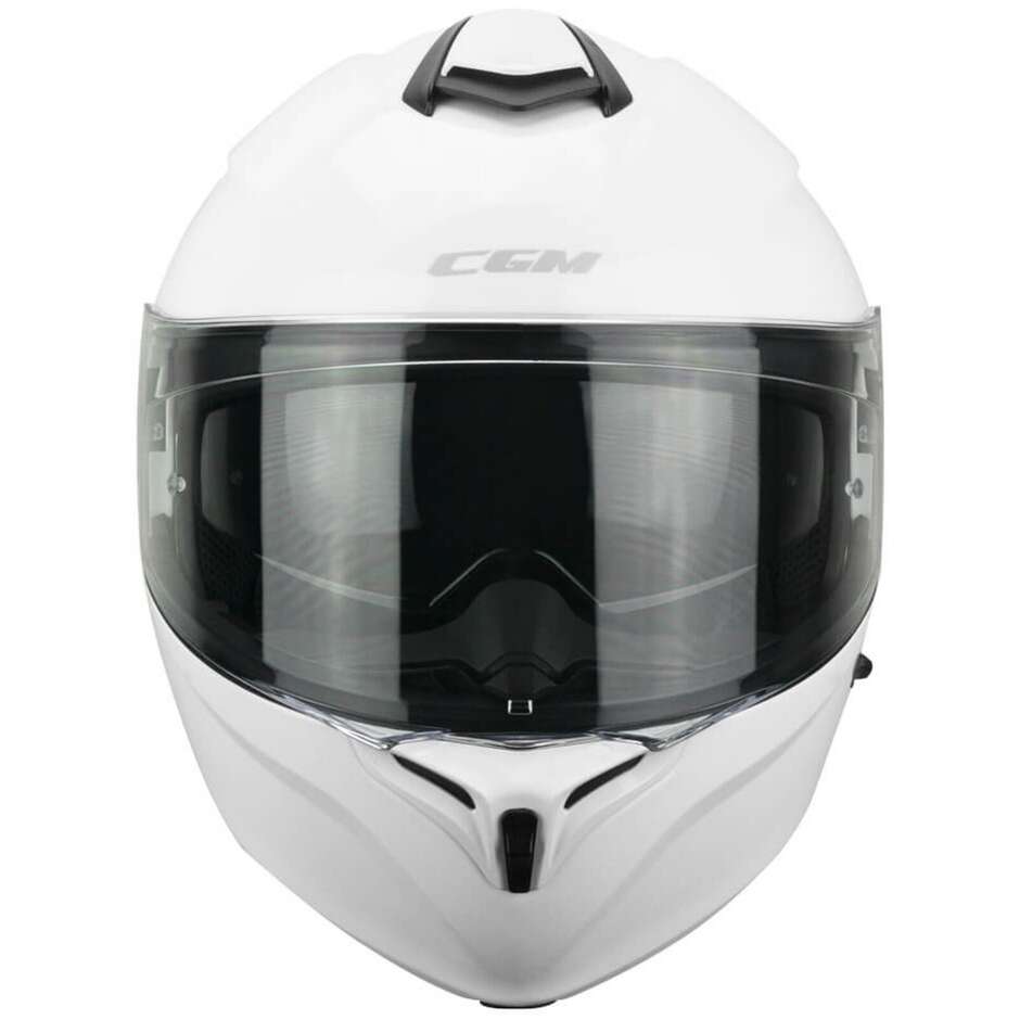 Casco Moto Modulare CGM 568A BER MONO Bianco