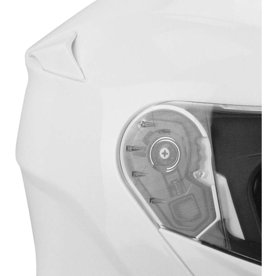 Casco Moto Modulare CGM 568A BER MONO Bianco