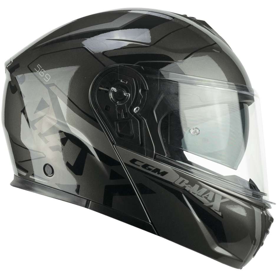 Casco Modulare CGM 569G C-MAX CITY - grafite nero