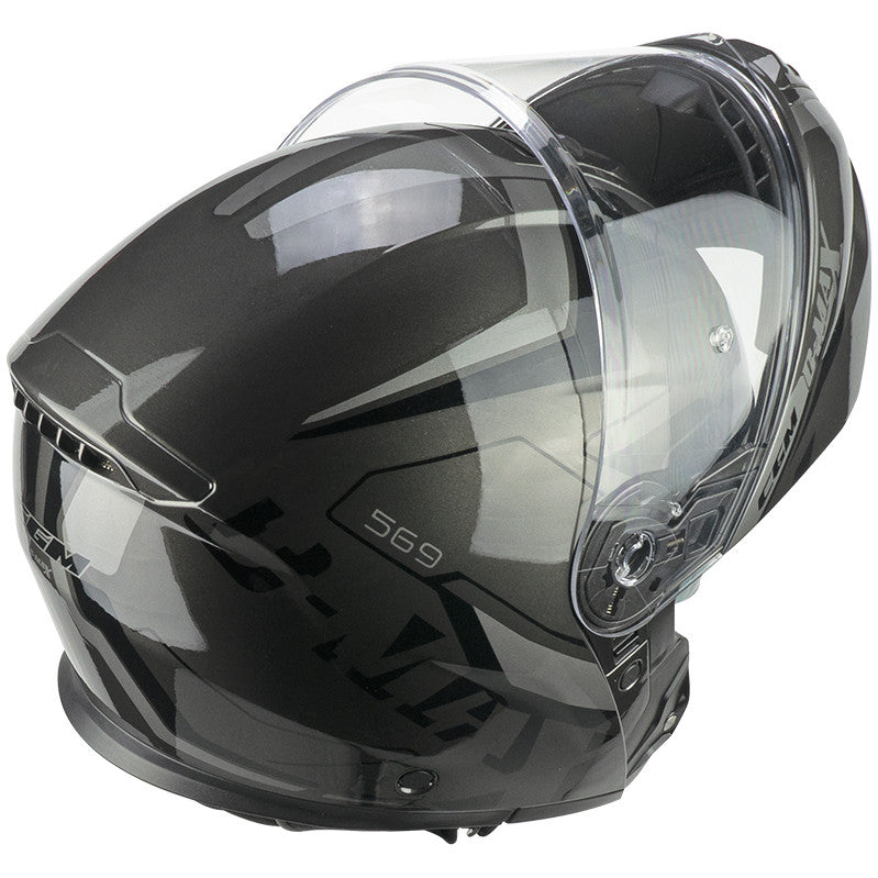 Casco Modulare CGM 569G C-MAX CITY - grafite nero