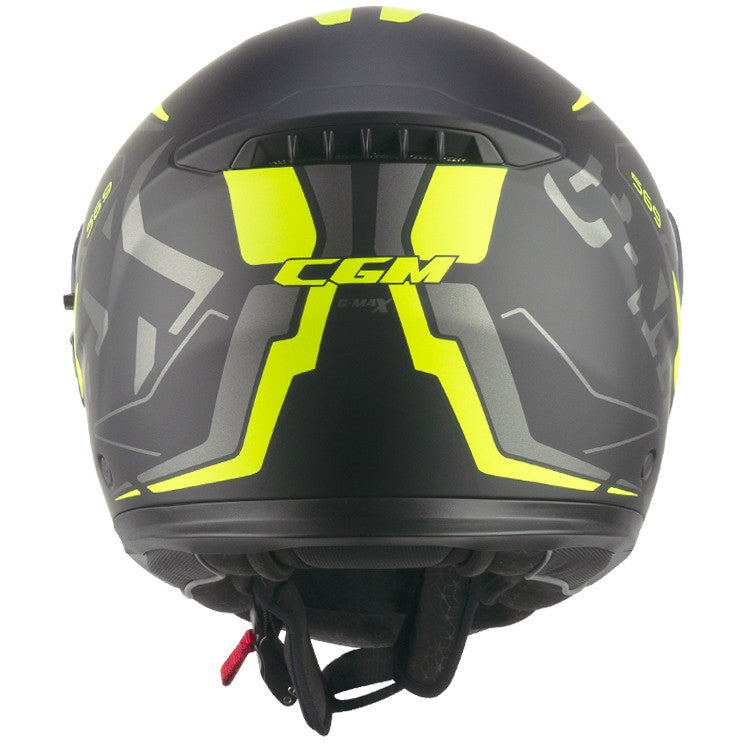 Casco Modulare CGM 569G C-MAX CITY - nero giallo fluo opaco