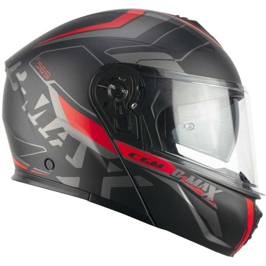 Casco Modulare CGM 569G C-MAX MONO - nero rosso opaco