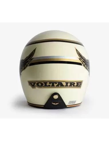 Casco Moto Jet Markӧ RIDE YOUR MIND - ivory gold