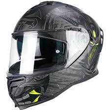 Casco Moto Integrale CGM 363S SHOT NIPPO - nero giallo fluo opaco