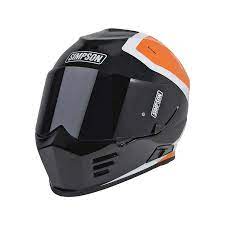 Casco Moto Integrale Simpson VENOM - orange