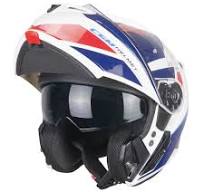 Casco Moto Modulare CGM 568S BER SPORT - bianco blu