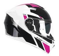 Casco Moto Modulare CGM 568S BER SPORT -  nero fucsia fluo