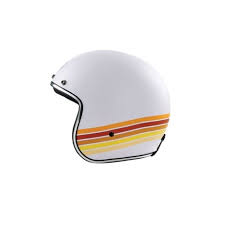 Casco Moto Jet Custom Bhr 811 - cool white