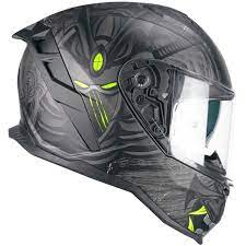 Casco Moto Integrale CGM 363S SHOT NIPPO - nero giallo fluo opaco