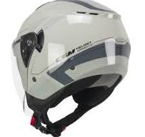 Casco Open face demi jet CGM 126G IPER CITY - grigio bigio