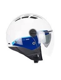 Casco Open face jet CGM 116G AIR BICO - bianco blu