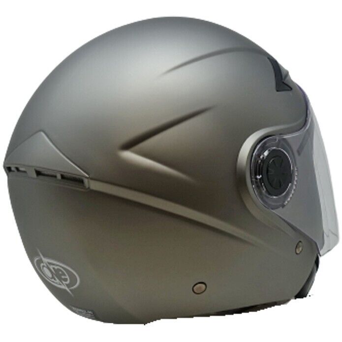 Casco Moto Jet One con visiera One Gamma - titanio opaco