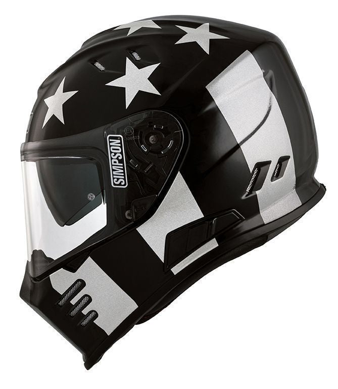 Casco Moto Integrale Simpson VENOM - stingrae black